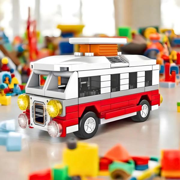 Imagem de Blocos de Montar Brinquedo Lego Food Truck com 99 Peças