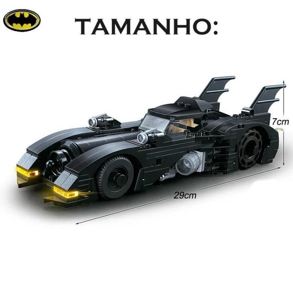 Imagem de Blocos De Montar Carrinho Batmóvel Batman 1989 - 378 Peças