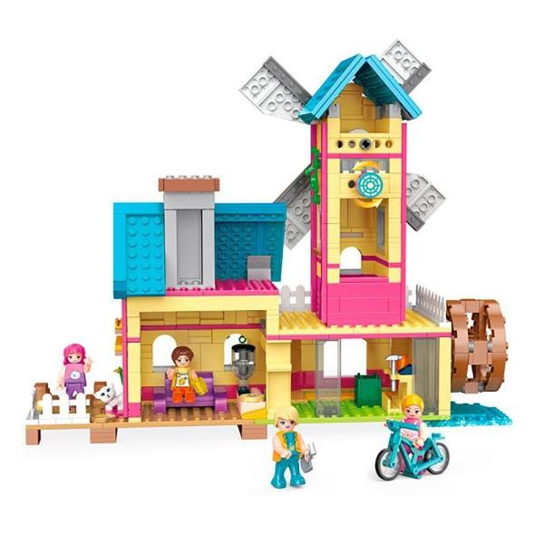 Imagem de Blocos De Montar Casa Com Cata-Vento 658Pcs 4576 - Dorémi