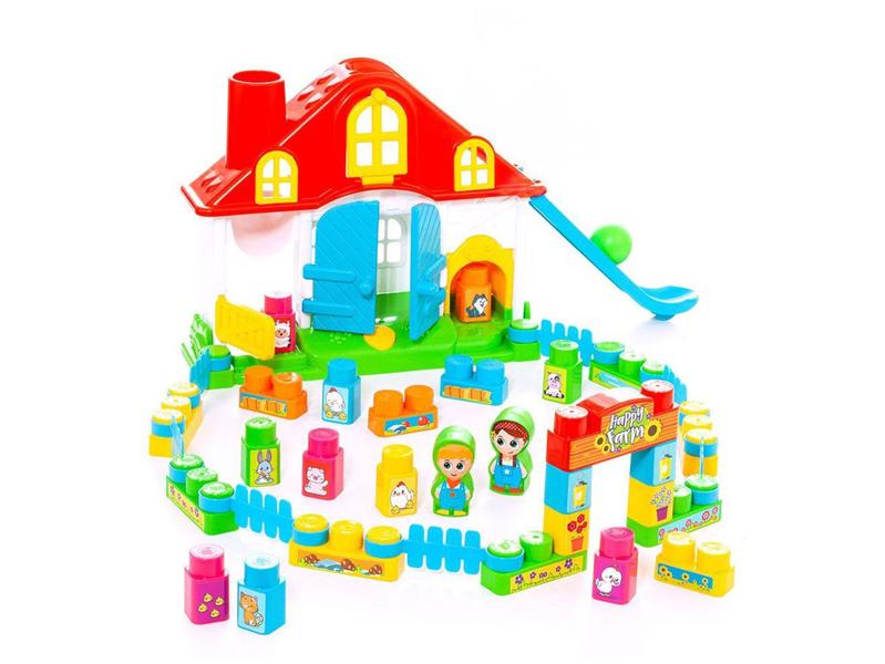 Imagem de Blocos de Montar Fazendinha Baby Land - Cardoso Toys 20 Peças