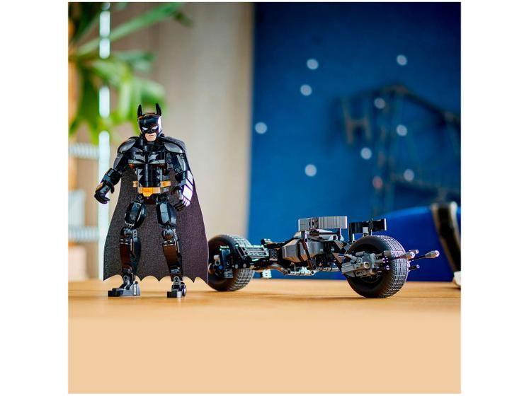 Imagem de Blocos de Montar - Figura de Construcao do Batmane a Motocicleta  Bat-pod LEGO DO BRASIL