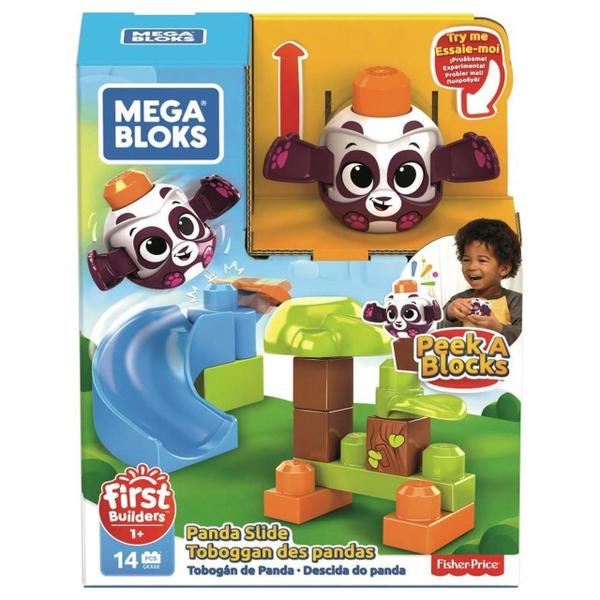 Imagem de Blocos De Montar Fisher Price Tobogã Dos Pandas - Mattel