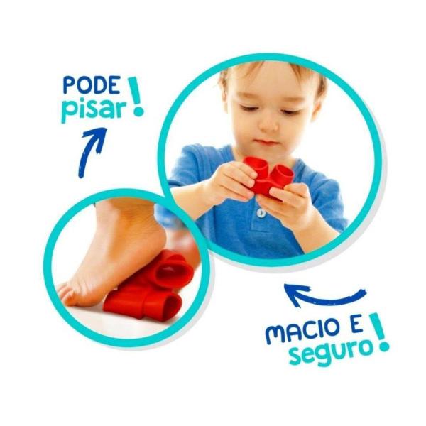 Blocos De Montar Fofo Blocos 15 Peças Elka 1010 Imagem de Blocos De Montar Fofo Blocos 15 Peças Elka 1010