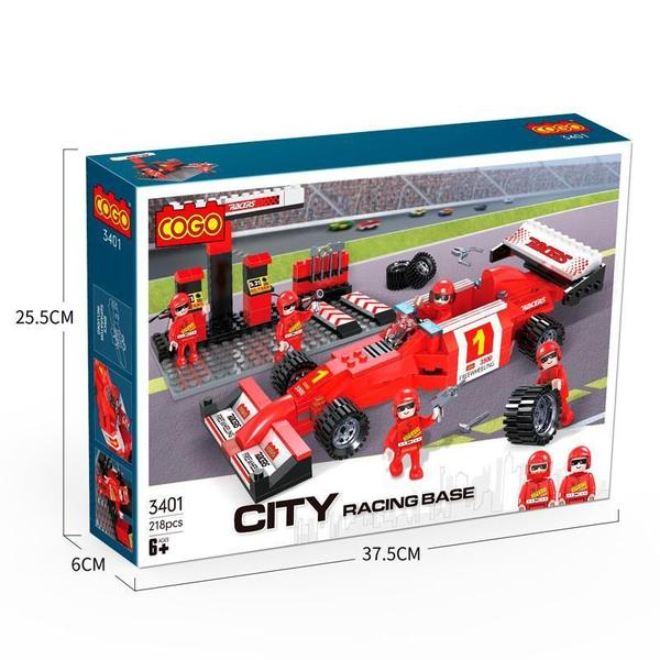 Imagem de Blocos De Montar Formula 1 Pit Stop 218Pcs 3401 - Dorémi