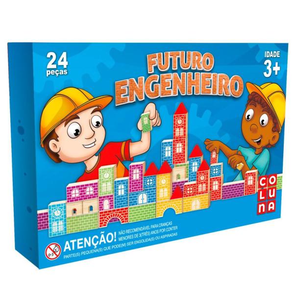 Blocos De Montar Futuro Engenheiro 24 Peças Coluna Pais e Filhos Imagem de Blocos De Montar Futuro Engenheiro 24 Peças Coluna Pais e Filhos