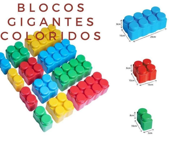 Imagem de Blocos De Montar Gigantes Com 50 Peças