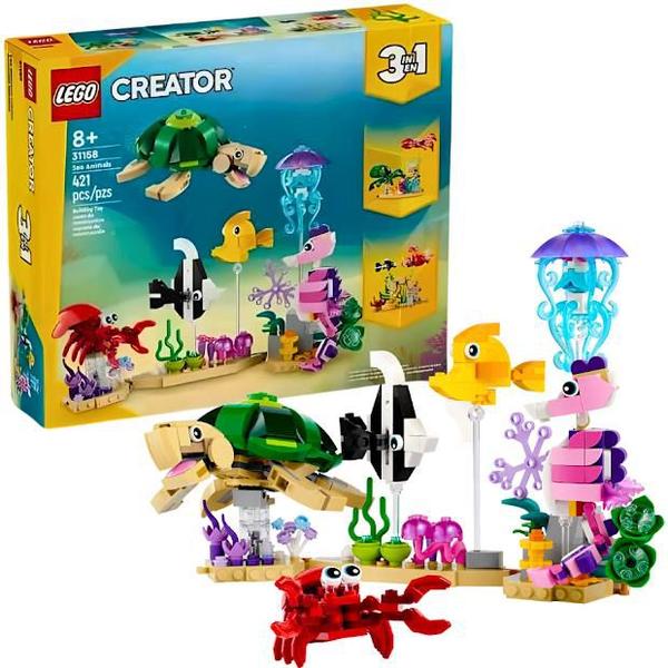 Blocos De Montar Lego Creator 3 Em 1 Animais Marinhos 31158 Imagem de Blocos De Montar Lego Creator 3 Em 1 Animais Marinhos 31158