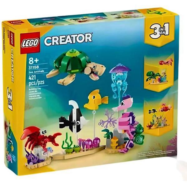 Imagem de Blocos De Montar Lego Creator 3 Em 1 Animais Marinhos 31158