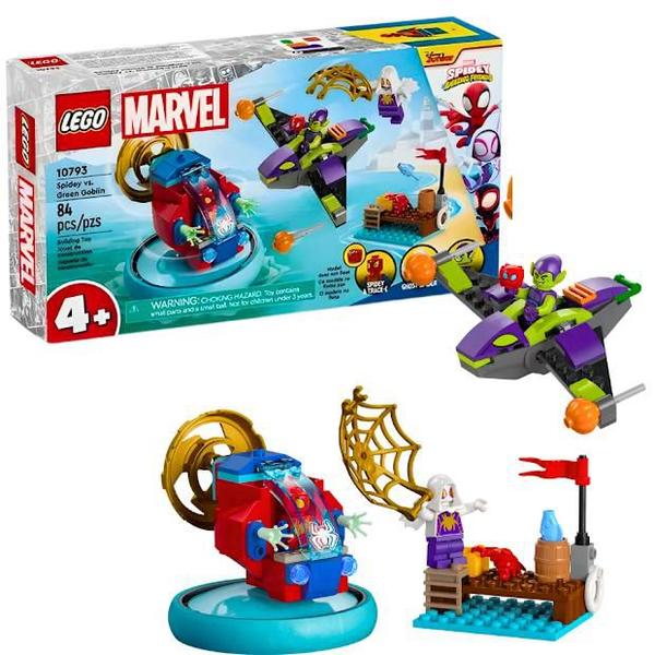 Blocos De Montar Lego Marvel Spidey Vs Duende Verde 10793 Imagem de Blocos De Montar Lego Marvel Spidey Vs Duende Verde 10793