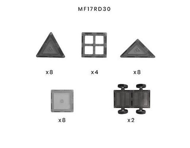 Blocos De Montar Magnéticos Magforma 30 Peças Com Rodas Imagem de Blocos De Montar Magnéticos Magforma 30 Peças Com Rodas