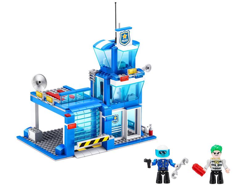 Blocos de Montar Max Adventure Police Station - Candide 321 Peças Imagem de Blocos de Montar Max Adventure Police Station