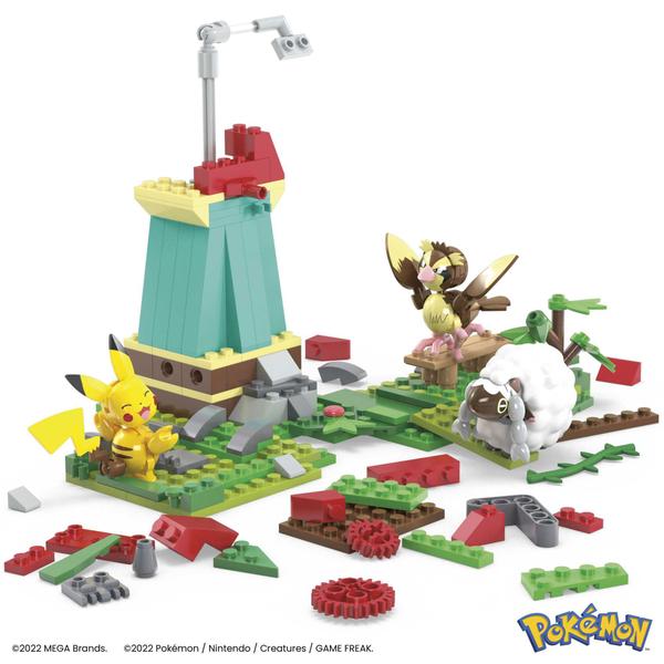 Imagem de Blocos de Montar - Mega - Pokémon - Moinho Rural - 240 Peças - Mattel