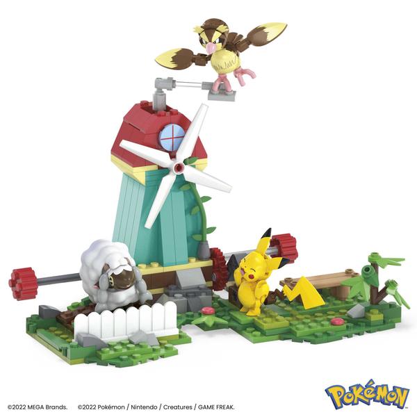 Imagem de Blocos de Montar - Mega - Pokémon - Moinho Rural - 240 Peças - Mattel