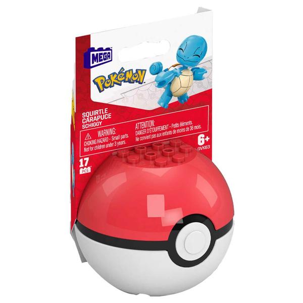 Imagem de Blocos de Montar MEGA Pokémon - Squirtle + Poké Bola  Mattel