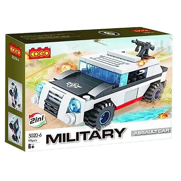 Imagem de Blocos de Montar Militar Carro de Guerra 99pcs 3020-6 - Dorémi