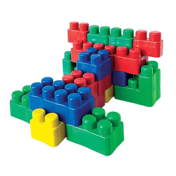 Imagem de Blocos de Montar - Monta Monta - Kit Multi Blocos Brinquedo Didático Infantil  Encaixar Criança