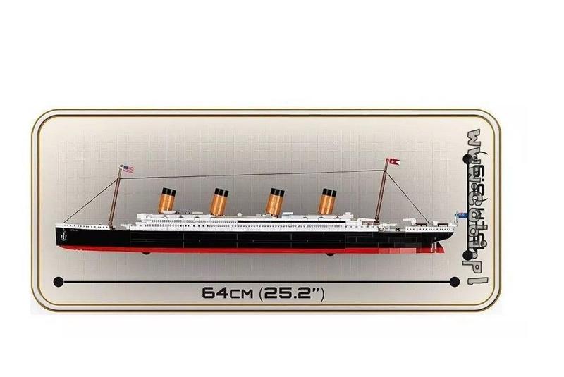 Imagem de Blocos De Montar Navio R.m.s. Titanic 1:450 Cobi 722 Peças