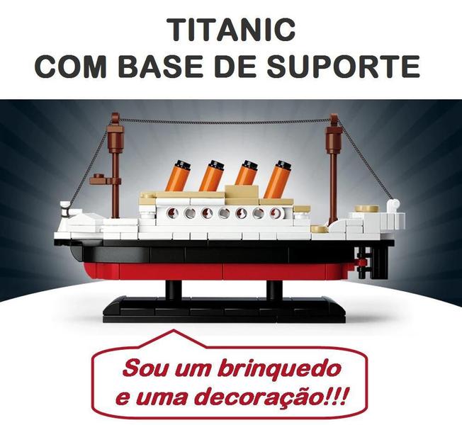 Imagem de Blocos De Montar Navio Titanic 194 Peças