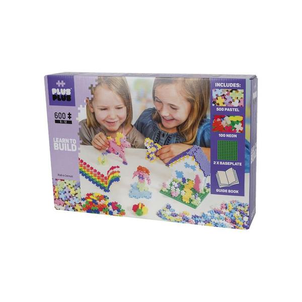 Blocos De Montar Plus Plus Mini Pastel Learn To Build 600 Pç Imagem de Blocos De Montar Plus Plus Mini Pastel Learn To Build 600 Pç
