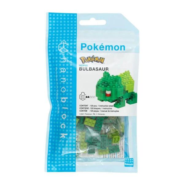 Imagem de Blocos De Montar Pokémon Bulbasaur Nanoblock Original Kawada