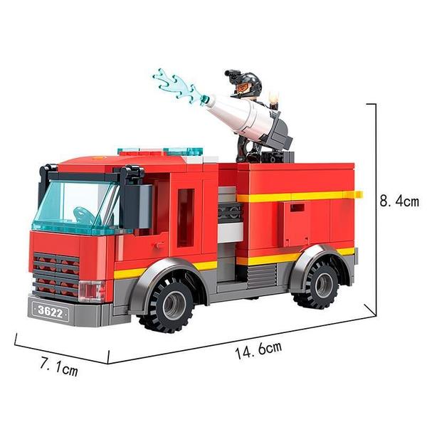 Imagem de Blocos De Montar Posto De Bombeiros 616Pcs 3622 - Dorémi