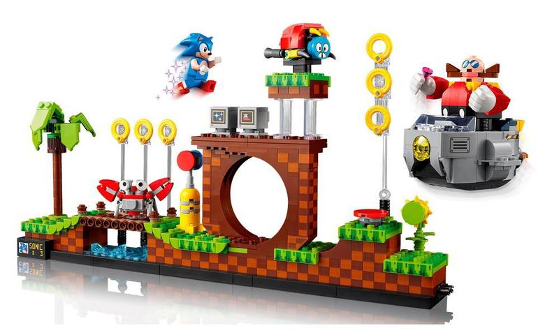 Imagem de Blocos de Montar - Sonic the Hedgehog - Green Hill Zone LEGO DO BRASIL