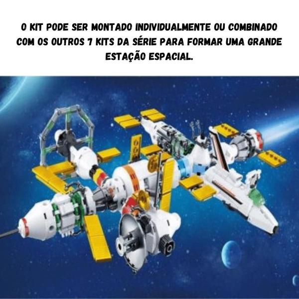 Imagem de Blocos De Montar Space Station Apollo Spacecraft Multikids