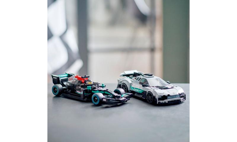 Imagem de Blocos de Montar - Speed Champions - Mercedes-AMG F1 W12 E Performance e Mercedes-AMG Project One (76909) LEGO DO BRASIL