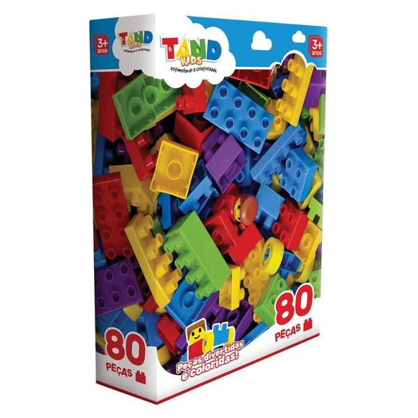 Imagem de Blocos De Montar Tand Kids 80 peças - Toyster 2296