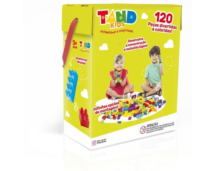 Imagem de Blocos de Montar - Tand Kids - Baú 120 peças