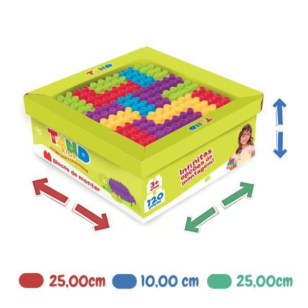 Imagem de Blocos de Montar Tand Kids Super Caixa 120 Peças Toyster