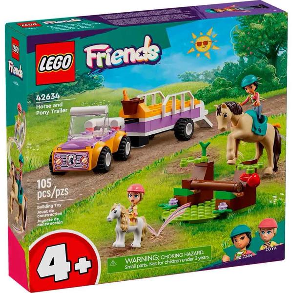 Blocos de Montar - Trailer de Cavalo e Pônei - 105 peças - LEGO Friends Imagem de Blocos de Montar - Trailer de Cavalo e Pônei - 105 peças - LEGO Friends