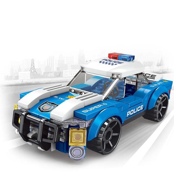 Blocos de quebra-cabeça de carro de polícia compatíveis com partículas de Lego Buil - Shimu Yequyasu - ESG Imagem de Blocos de quebra-cabeça de carro de polícia compatíveis com partículas de Lego Buil