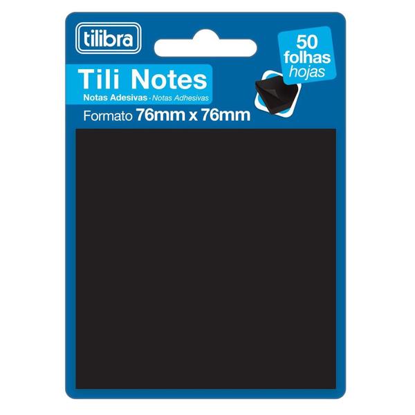 Imagem de Blocos de Recados Tili Notes e Checklist 50 e 100 folhas Preto