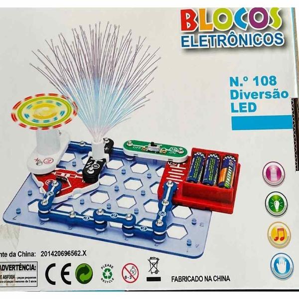 Imagem de Blocos Eletrônicos Iluminação Divertida Faça Você Mesmo