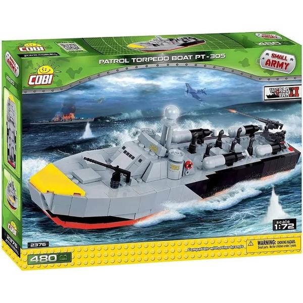 Imagem de Blocos Montar Barco Militar Patrol Torpedo Pt ...