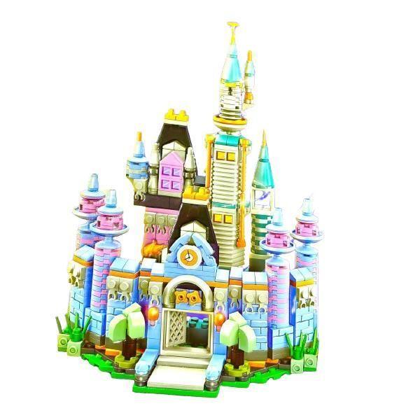 Blocos Montar Castelo Princesa 6 Em 1 535 Pecas 38X27Cm - Folia Imagem de Blocos Montar Castelo Princesa 6 Em 1 535 Pecas 38X27Cm