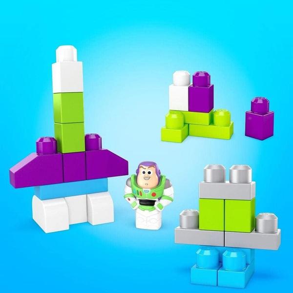 Imagem de Blocos Montar Mega Bloks Balde Buzz Lightyear 25peças