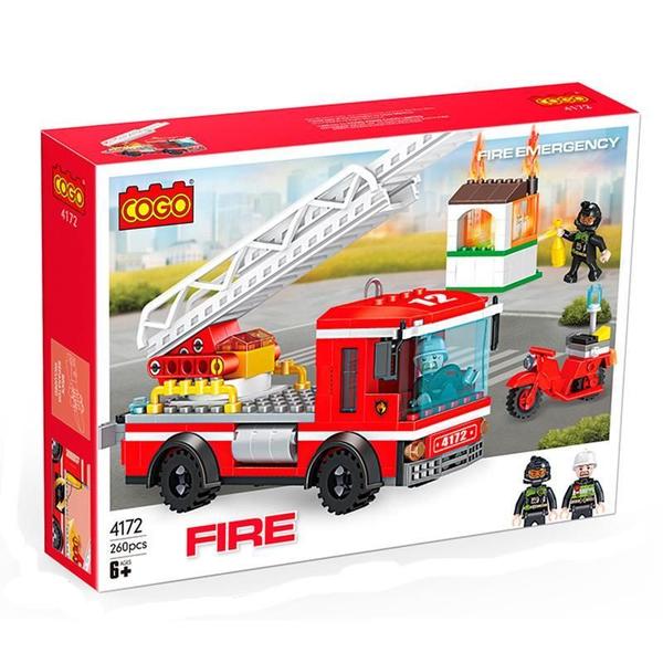 Blocos Montar Neotown Resgate Dos Bombeiros 260Pcs 4172 - Coml Belatorre Imagem de Blocos Montar Neotown Resgate Dos Bombeiros 260Pcs 4172