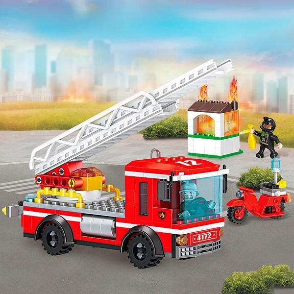 Blocos Montar Neotown Resgate Dos Bombeiros 260Pcs 4172 - Coml Belatorre Imagem de Blocos Montar Neotown Resgate Dos Bombeiros 260Pcs 4172
