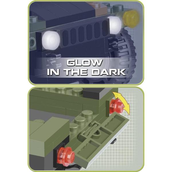 Imagem de Blocos para Montar 255 peças Humvee Militar Camulfado Cobi