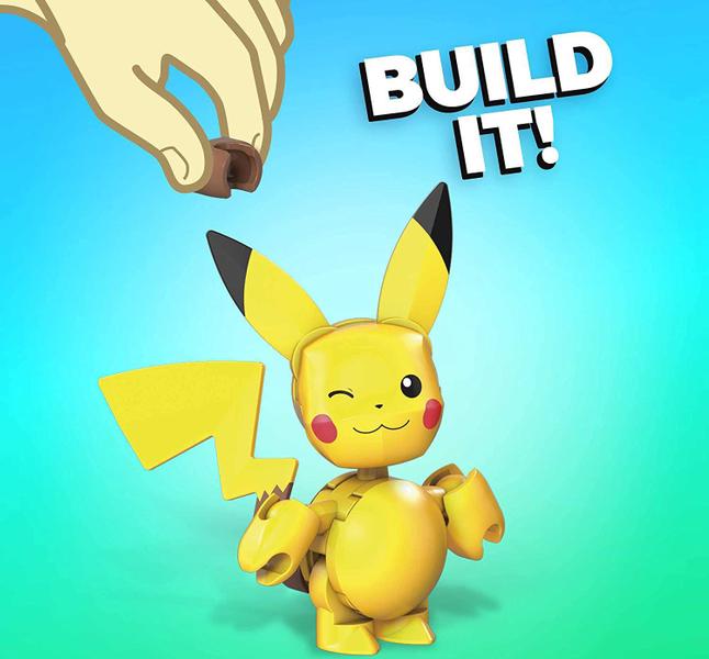 Imagem de Blocos Pokémon Mega Construx Pikachu + Poké Bola Mattel