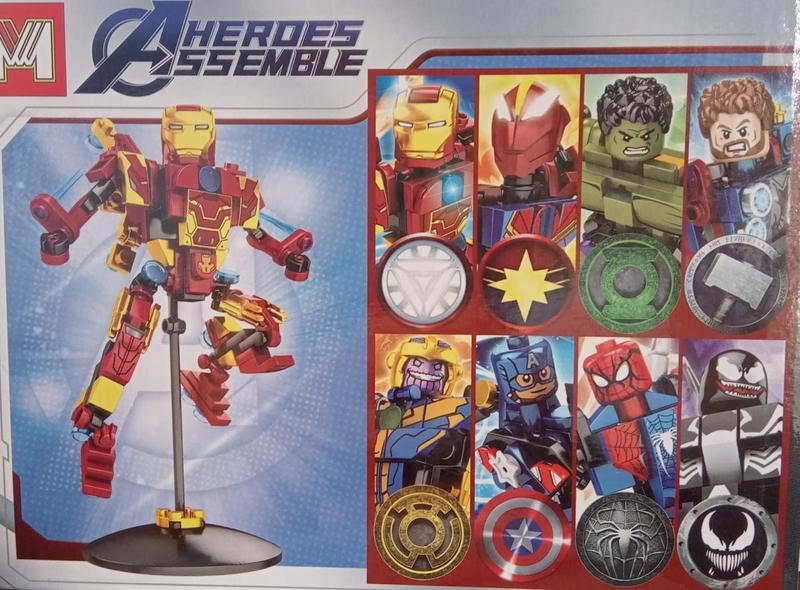 Blooco de montar vingadores + marvel herois de ação - COLLECTION Imagem de Blooco de montar vingadores + marvel herois de ação