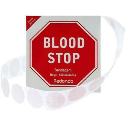 Imagem de Blood Stop Redondo Cx C/500UN Bege