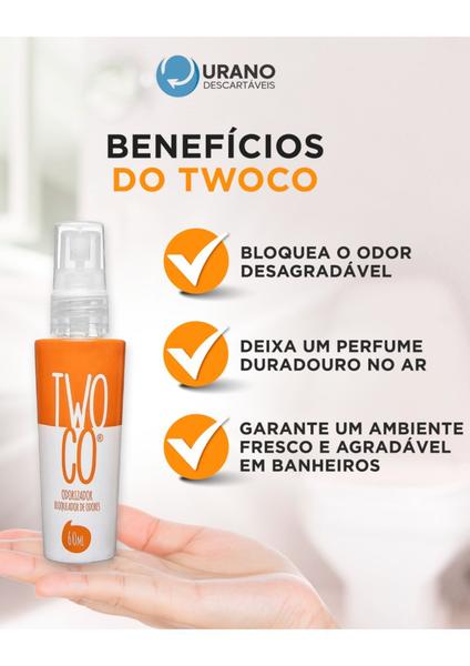 Imagem de Bloqueador de odor Twoco 60ml kit c/5und