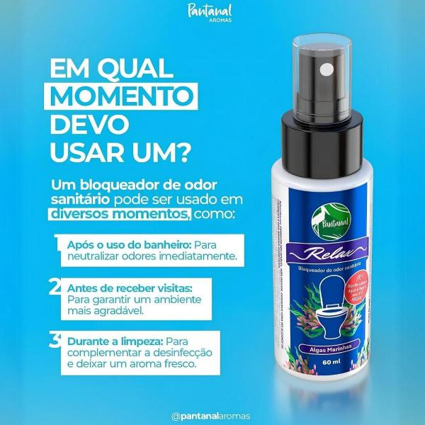 Imagem de Bloqueador Odor Spray Sanitário Lavanda 60Ml Pantanal Aromas