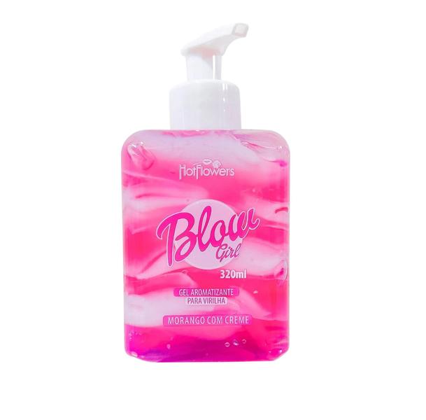 Imagem de Blow Girl Gel Beijável Para Virilha Aromatizante Hot Flowers - 320ml