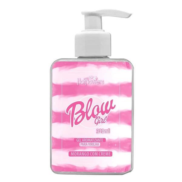 Blow Girl Mix de Gel e Creme Beijável Para Virílha - Hot Flowers Blow Girl Mix de Gel e Creme Beijável Para Virílha - Hot Flowers