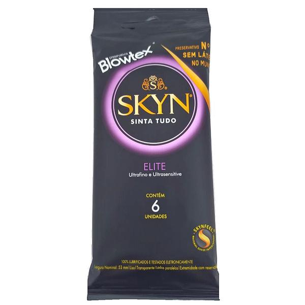 Imagem de Blowtex Skyn Elite sem Látex Extra Fino 10 Pct com 6 Unidades Total 60 Preservativos