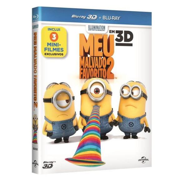 Imagem de Blu-Ray 2D + Blu-Ray 3D - Meu Malvado Favorito 2 (Com Luva)